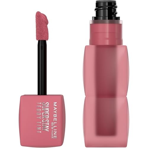 Maybelline Super Stay Teddy Tint Long Lasting Matte Lip Tint - Kneehigh 55 - 0.17 Fl Oz: Vegan, Smoothing, Medium Tones