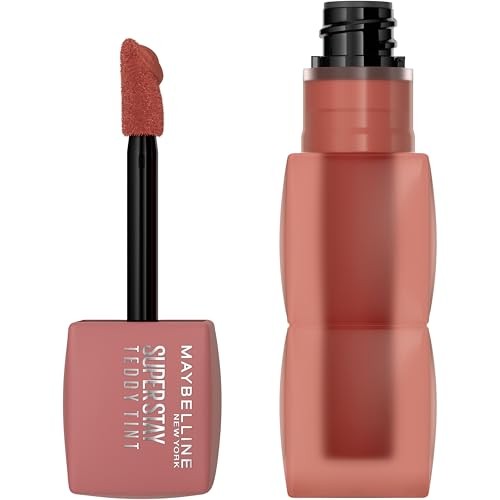 Maybelline Super Stay Teddy Tint Long Lasting Matte Lip Tint - 100 Kitten Heel - 0.17 Fl Oz