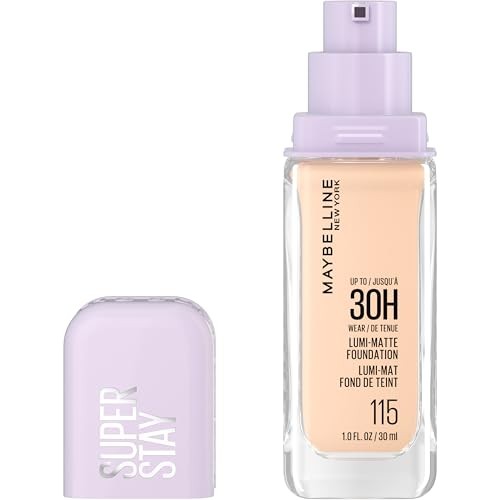 Maybelline Super Stay up to 30HR Wear Lumi-Matte Liquid Foundation - 115 - 1 Fl Oz