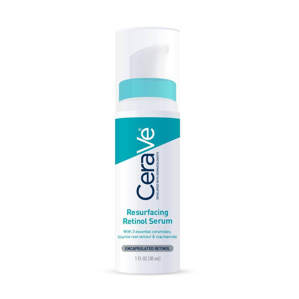 CeraVe Resurfacing Retinol Face Serum for Post-Acne Marks & Pores  1 Fl Oz