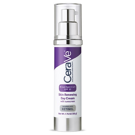 CeraVe Skin Renewing Retinol Day Cream with Sunscreen Lotion, SPF 30, 1.7 Oz | CVS