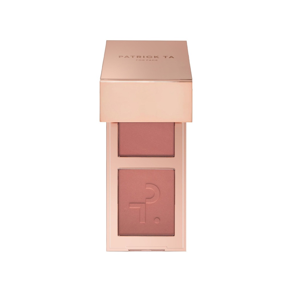 Mini Major Headlines Double-Take Crème & Powder Blush Duo - She's Seductive (Warm Rosey Beige)