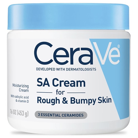 CeraVe SA Cream, Exfoliating Body Moisturizing Cream with Salicylic Acid for Rough & Bumpy Skin - 16 Oz
