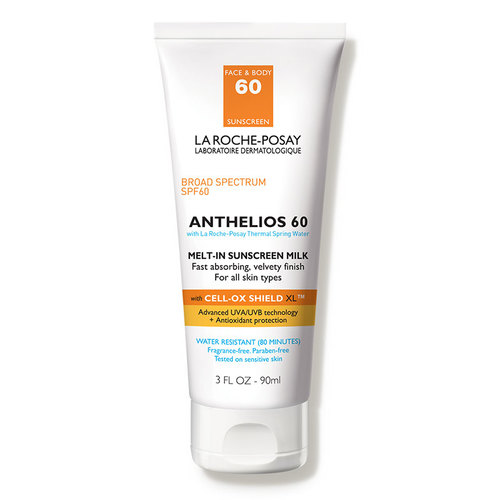 La Roche Posay Anthelios Sunscreen Melt-in-Milk Lotion Face and Body Sunscreen - SPF 60 - 3 Fl Oz: Oil-Free, Paraben-Free