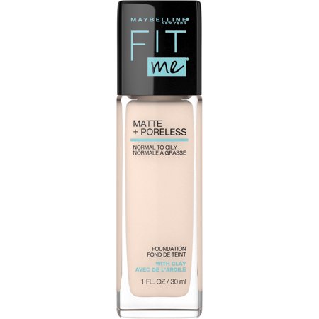Maybelline Fit Me Matte + Poreless Oil Free Liquid Foundation - 1 Fl Oz - 105 Fair Ivory - 1 Fl Oz