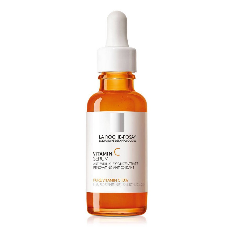 La Roche Posay Pure Vitamin C Face Serum with Salicylic Acid & Neurosensine, Anti-Aging Serum for Sensitive Skin - Travel Size - 1.01 Fl Oz