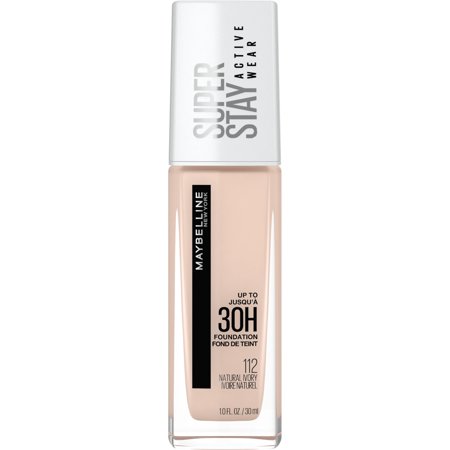 Maybelline Super Stay Liquid Foundation Makeup  Full Coverage  112 Natural Ivory  1 Fl Oz