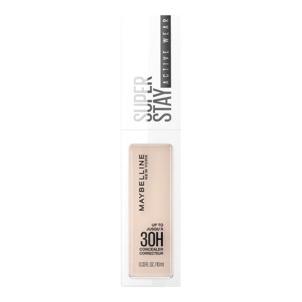 Maybelline Super Stay Longwear Liquid Concealer, up to 30HR Wear, 10, 0.33 Fl OZ