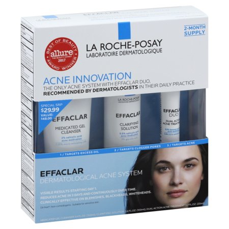 La Roche-Posay Effacler Dermatological Acne System Kit - 7.5 Oz 