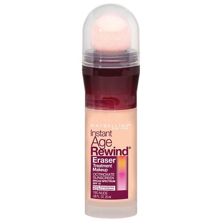 Maybelline Instant Age Rewind Eraser Treatment Foundation Makeup  SPF 18  190 Nude  0.68 Fl Oz