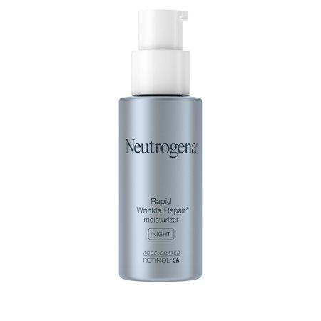 Neutrogena Rapid Wrinkle Repair Retinol Night Face Moisturizer with Hyaluronic Acid: Mature Skin, Unscented Cream