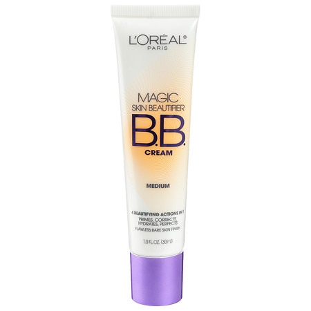 L Oreal Paris Magic Skin Beautifier BB Cream for Face  Medium  1 Fl Oz