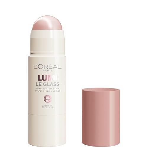 L'Oreal Paris Lumi Le Glass Highlighter Stick - 620 Glassy Pink Ballet - 0.25oz: Brightening, Strobing, Cheekbones