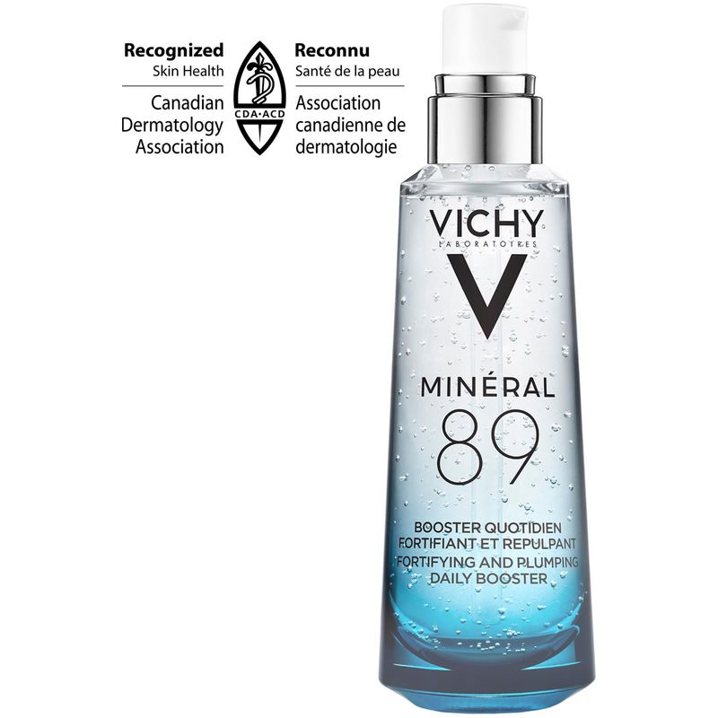 Vichy Laboratoires Mineral 89 Hyaluronic Acid Face Serum, Fortifying & Hydrating Daily Skin Booster, 2.54 Oz - 2.536 Oz | CVS
