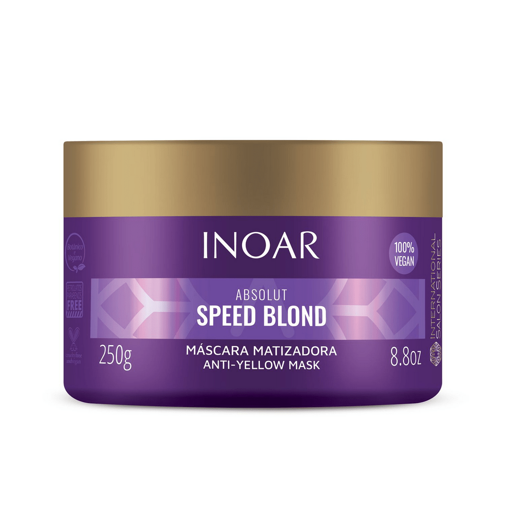INOAR Absolut Speed Blond Colored Nourishing Mask for Blonde Hair 250 G
