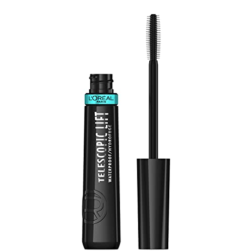 L'Oreal Paris Telescopic Lift Volumizing Mascara 36HR Wear - Waterproof Black 993 - 0.33 Fl Oz