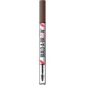 Maybelline Build-a-Brow 2-in-1 Eyebrow Pen & Sealing Waterproof Eyebrow Gel - 257 Medium Brown - 0.05 Fl Oz