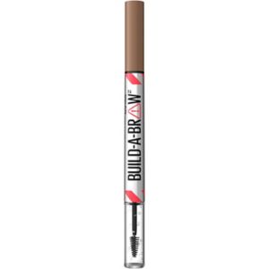 Maybelline Build-a-Brow 2-in-1 Eyebrow Pen & Sealing Waterproof Eyebrow Gel - 255 Soft Brown - 0.05 Fl Oz