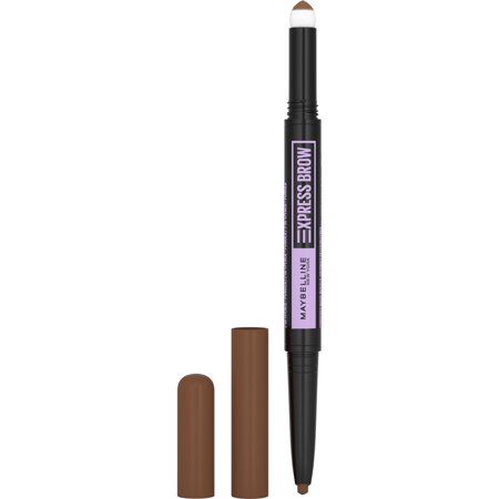 Maybelline Express Brow 2-in-1 Pencil and Powder Eyebrow Makeup  Soft Brown