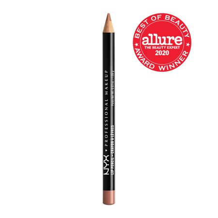 NYX Professional Makeup Long-Lasting Slim Lip Pencil - Creamy Lip Liner - Natural - 0.03oz