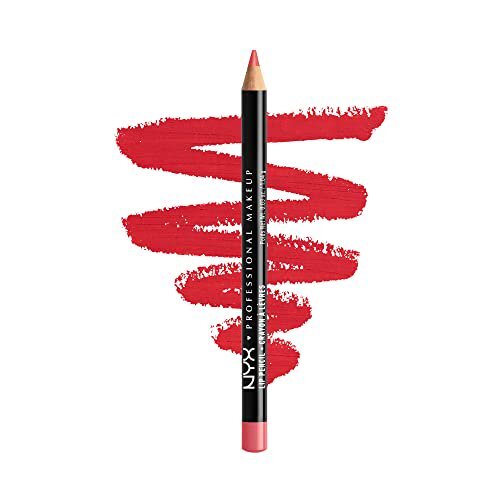 NYX Professional Makeup Slim Lip Pencil Creamy Long-Lasting Lip Liner Shade Hot Red