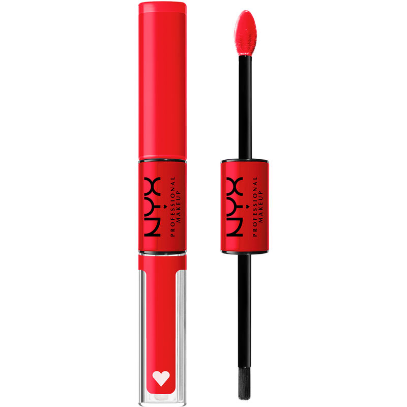 NYX Professional Makeup Shine Loud Vegan High Shine Long-Lasting Liquid Lipstick - Rebel in Red - 0.22 Fl Oz