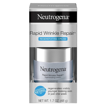 Neutrogena Rapid Wrinkle Repair Retinol Cream Face Moisturizer  Anti Aging Skin Care  1.7 Oz