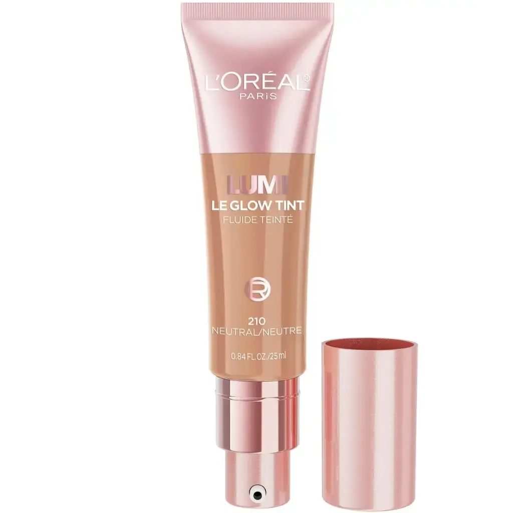 L'Oreal Paris Lumi Le Glow Tint Liquid Skin Tint - 210 Warm - 0.84 Fl Oz: Radiant Finish, Buildable Coverage