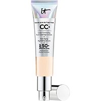IT Cosmetics CC + Cream SPF50 - Fair Light - 1.08 Fl Oz: Medium to Full Coverage, with Hyaluronic Acid, Anti-Aging