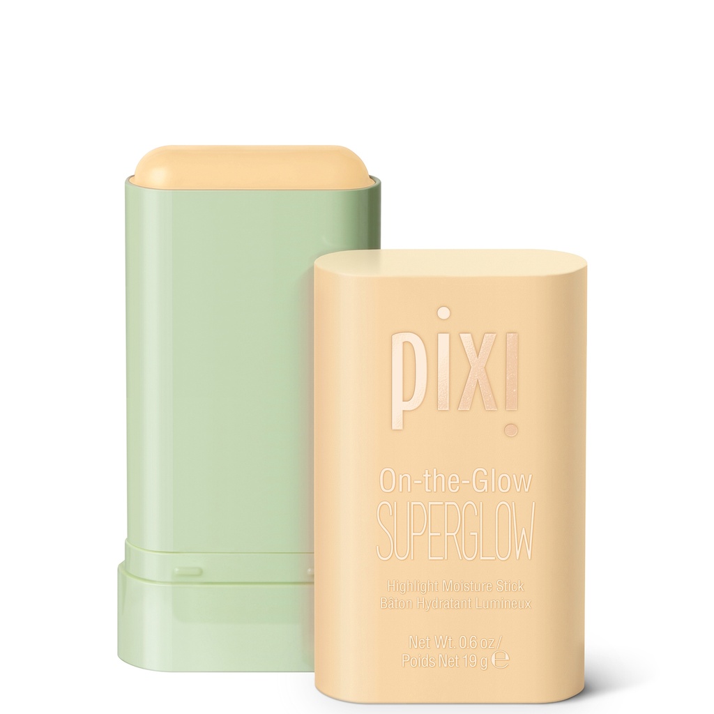 Pixi by Petra on-the-Glow Super Glow Highlighter Stick - Gilded Gold - 0.6oz: Brightening, Face Application