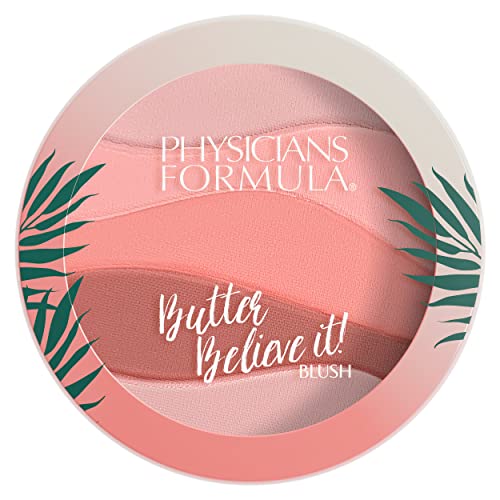 Physicians Formula Murumuru Butter Butter Believe It Blush - Pink Sands - 0.19oz: Face Application, Brightening, Medium Tones, Pressed Powder