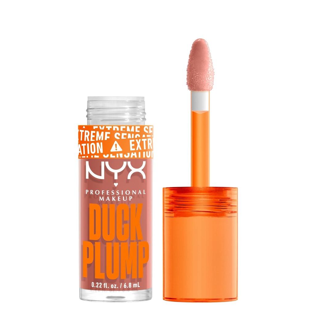 NYX Professional Makeup Duck Plump High Pigment Plumping Lip Gloss - Bangin Bare - 0.23 Fl Oz
