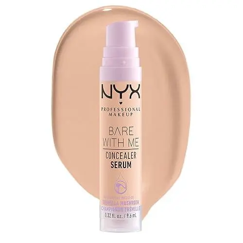 NYX Professional Makeup Bare with Me Serum Concealer - 0.32 Fl Oz - 05 Light Golden: Concealing, Cream, Buildable Coverage, Face Use