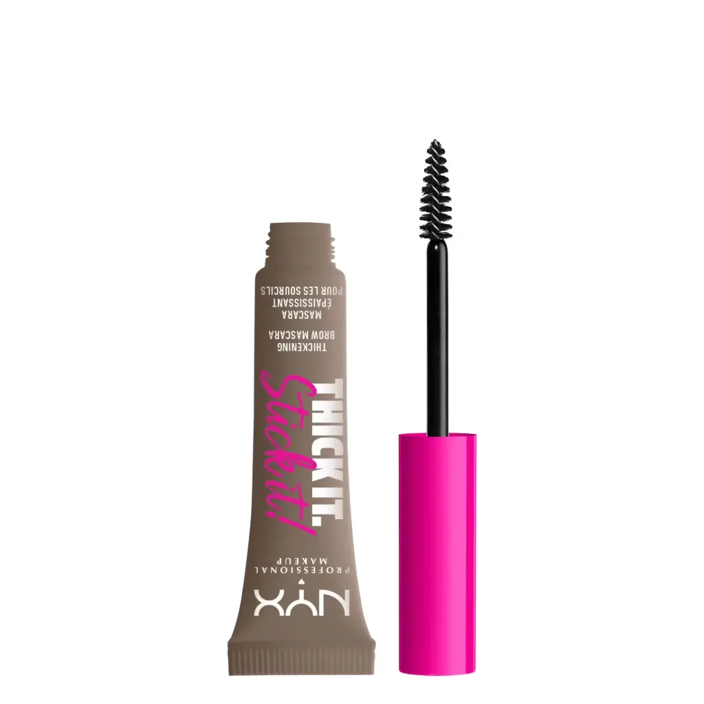 NYX Professional Makeup Thick It Stick It Brow Gel Mascara - Taupe - 0.23 Fl Oz