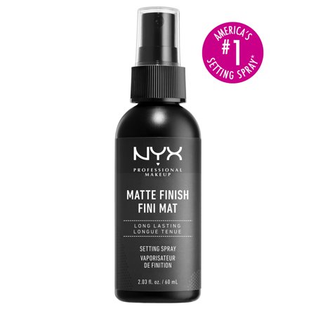 NYX Professional Makeup Matte Finish Setting Spray  Long-Lasting Vegan Formula  2.03 Fl Oz
