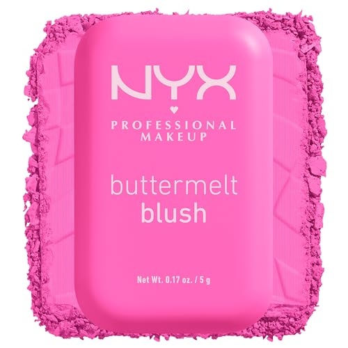 NYX Professional Makeup Buttermelt Blush - My Butta Half - 0.17oz: Semi-Matte Finish, Vegan Formula, Buildable Coverage