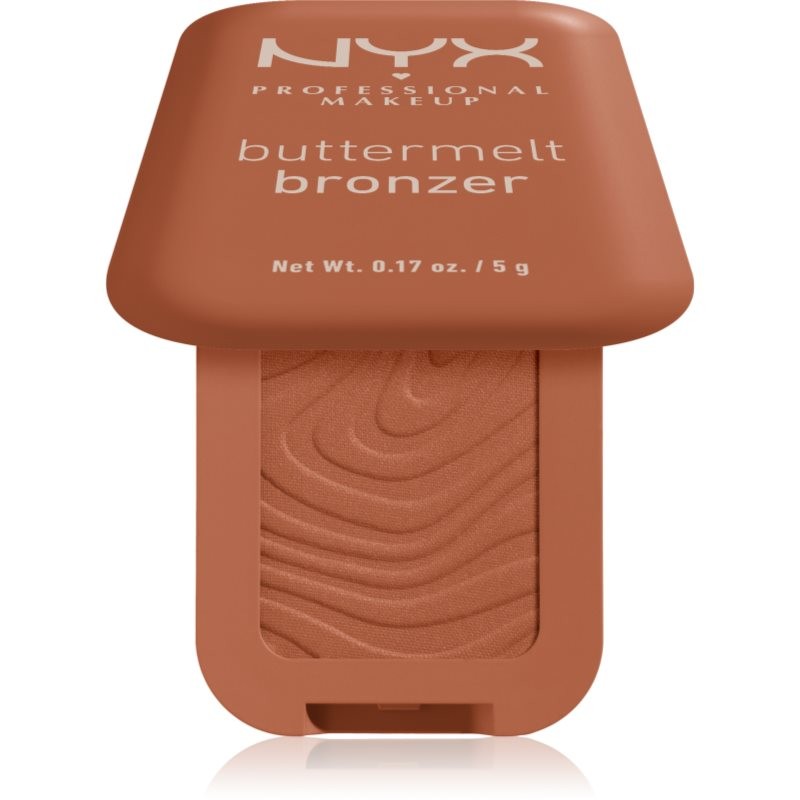NYX Professional Makeup Buttermelt Bronzer - Butta Ballin - 0.17oz: Light Coverage, Contouring, Face Application