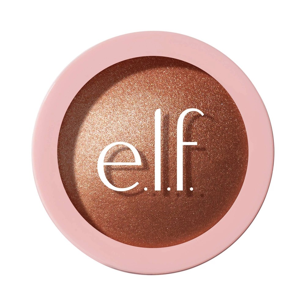 E.l.f. Halo Glow Silky Powder Highlighter - Coppertunist - 0.15oz