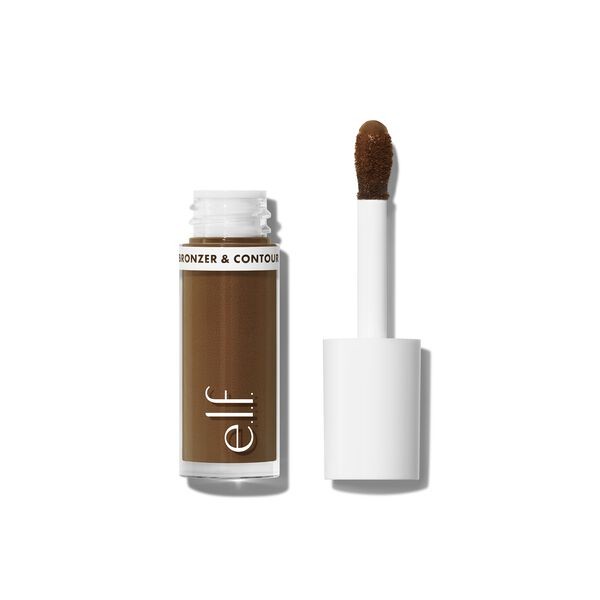 E.l.f. Camo Liquid Bronzer & Contour - 6 Tan - 0.13 Fl Oz: Paraben-Free, Vegan, Buildable Coverage, Normal Skin