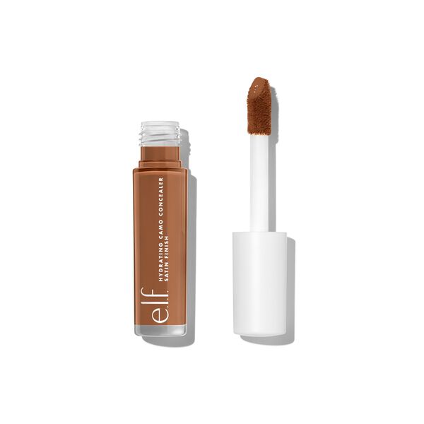 E.l.f. Hydrating Camo Concealer - Rich Chocolate - 0.203 Fl Oz: Full Coverage, Satin Finish, Liquid, Paraben-Free