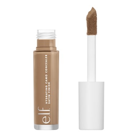 E.l.f. Hydrating Camo Concealer - Tan Walnut - 0.203 Fl Oz: Satin Finish, Liquid Form, Vegan, Full Coverage