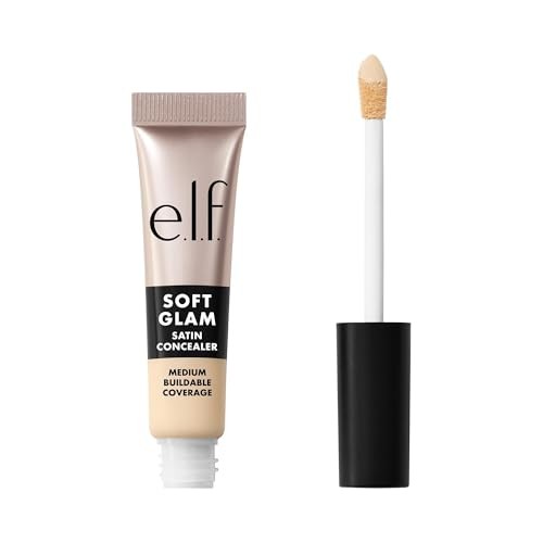 E.l.f. Soft Glam Satin Concealer - 11 Fair Neutral - 0.21 Fl Oz: Medium Coverage, Liquid Form, Paraben-Free