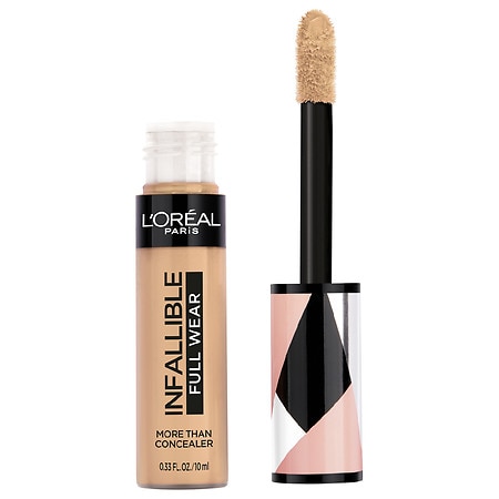 L'Oreal Paris Infallible Full Wear, Full Coverage, Waterproof Concealer - 365 Cashew - 0.33 Fl Oz: Face Application, for Normal to Very Dry Skin
