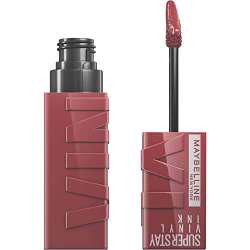 Maybelline Super Stay Vinyl Ink Liquid Lipstick - 40 Witty - 0.14 Fl Oz: Shine Enhancing, Medium Tones, Lip Makeup