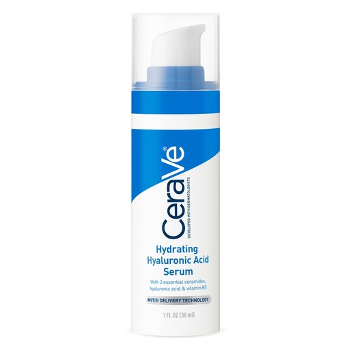 CeraVe Hyaluronic Acid Serum Gel-Cream Formula Normal to Dry Skin 1 Fl Oz