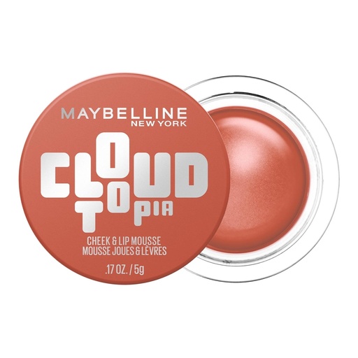 Maybelline Cloudtopia Lip and Cheek Mousse Blush - Toasted Sky 12 - 0.17oz