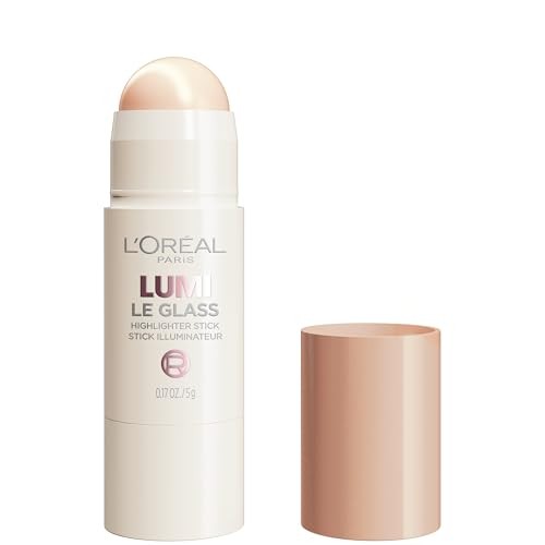 L'Oreal Paris Lumi Le Glass Highlighter Stick - 610 Glassy Pearl Eclat - 0.25oz: Brightening Makeup Stick