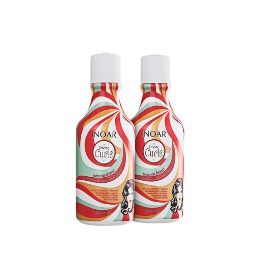 INOAR Curly Hair Set 2× 250 Ml
