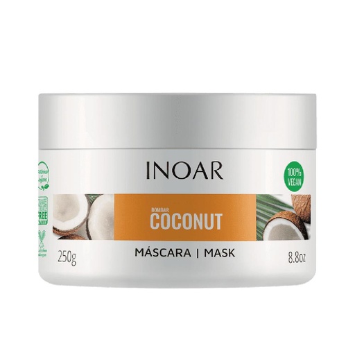 Mascara De Hidratação Coconut Bombar 250G Inoar