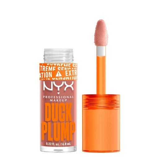 NYX Professional Makeup Duck Plump High Pigment Plumping Lip Gloss - Bangin Bare - 0.23 Fl Oz